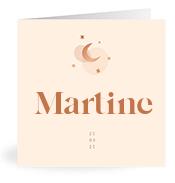 Geboortekaartje naam Martine m1