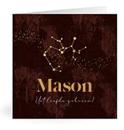 Geboortekaartje naam Mason u3