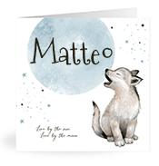 Geboortekaartje naam Matteo j4
