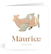 Geboortekaartje naam Maurice j1
