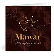 Geboortekaartje naam Mawar u3