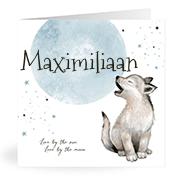 Geboortekaartje naam Maximiliaan j4