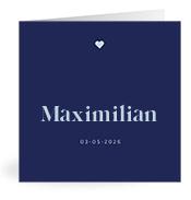Geboortekaartje naam Maximilian j3