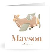 Geboortekaartje naam Mayson j1