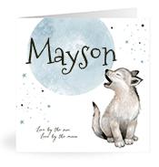 Geboortekaartje naam Mayson j4