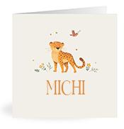 Geboortekaartje naam Michi u2