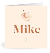 Geboortekaartje naam Mike m1