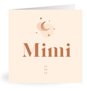 Geboortekaartje naam Mimi m1