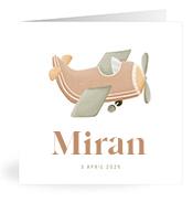Geboortekaartje naam Miran j1