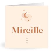 Geboortekaartje naam Mireille m1