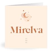 Geboortekaartje naam Mirelva m1