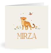 Geboortekaartje naam Mirza u2