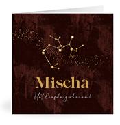 Geboortekaartje naam Mischa u3