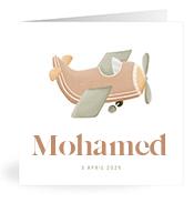 Geboortekaartje naam Mohamed j1