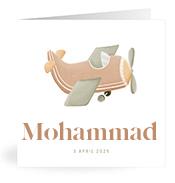 Geboortekaartje naam Mohammad j1