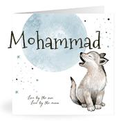 Geboortekaartje naam Mohammad j4