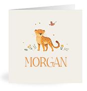 Geboortekaartje naam Morgan u2