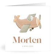 Geboortekaartje naam Morten j1