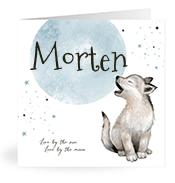 Geboortekaartje naam Morten j4
