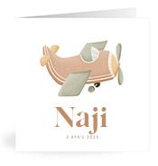 Geboortekaartje naam Naji j1