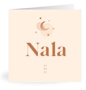 Geboortekaartje naam Nala m1