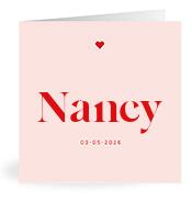 Geboortekaartje naam Nancy m3