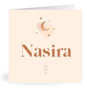 Geboortekaartje naam Nasira m1