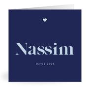 Geboortekaartje naam Nassim j3