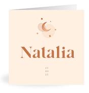 Geboortekaartje naam Natalia m1