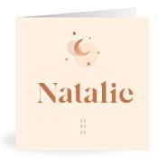 Geboortekaartje naam Natalie m1