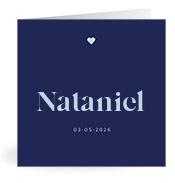 Geboortekaartje naam Nataniel j3