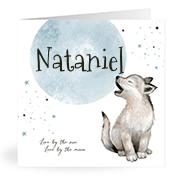 Geboortekaartje naam Nataniel j4