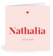 Geboortekaartje naam Nathalia m3