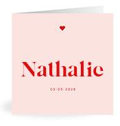 Geboortekaartje naam Nathalie m3