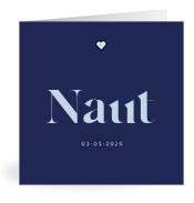 Geboortekaartje naam Naut j3