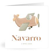 Geboortekaartje naam Navarro j1