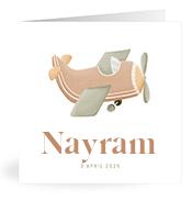 Geboortekaartje naam Nayram j1