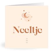 Geboortekaartje naam Neeltje m1