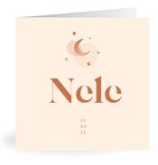 Geboortekaartje naam Nele m1