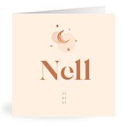 Geboortekaartje naam Nell m1