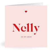 Geboortekaartje naam Nelly m3