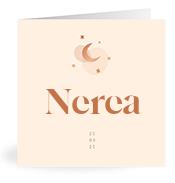 Geboortekaartje naam Nerea m1