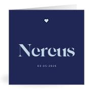 Geboortekaartje naam Nereus j3