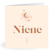 Geboortekaartje naam Niene m1