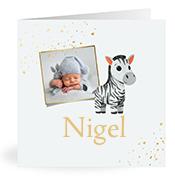 Geboortekaartje naam Nigel j2