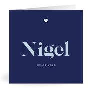 Geboortekaartje naam Nigel j3