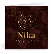 Geboortekaartje naam Nika u3