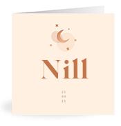Geboortekaartje naam Nill m1