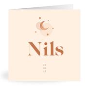 Geboortekaartje naam Nils m1