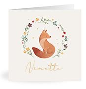 Geboortekaartje naam Ninette m4
